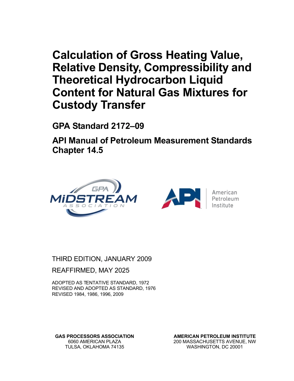 API MPMS 14.5 2009 (2025).pdf_第1页