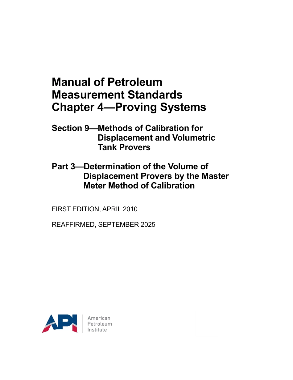 API MPMS 4.9.3 2010 (2025).pdf_第1页