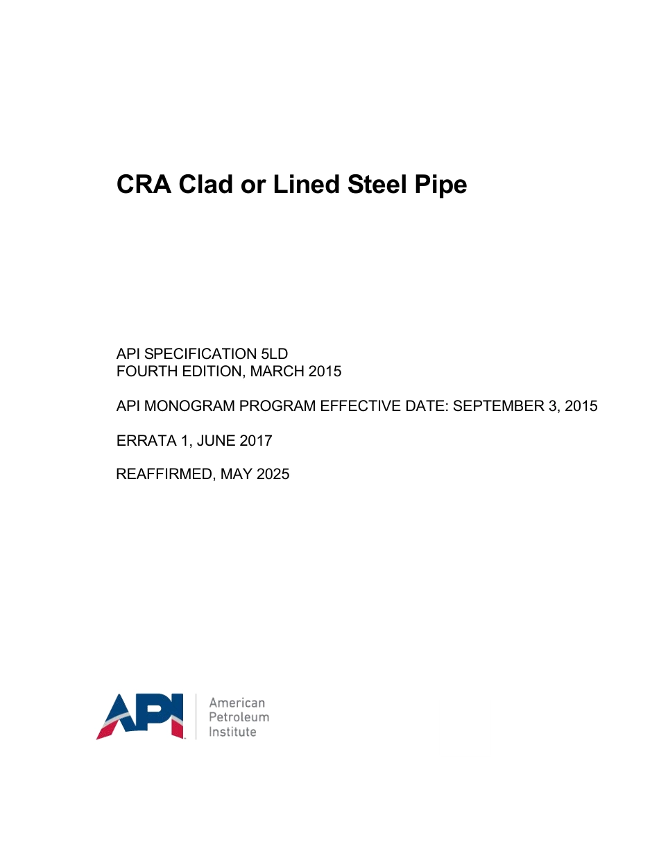 API Spec 5LD-2015 (2025).pdf_第1页