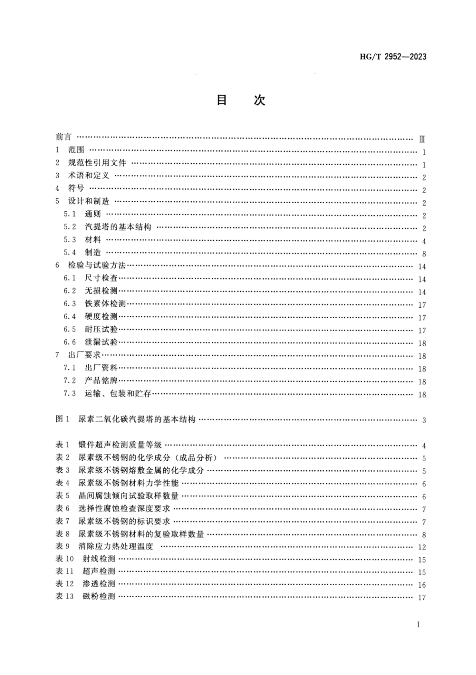 HG_T 2952-2023 尿素二氧化碳汽提塔技术条件.pdf_第2页