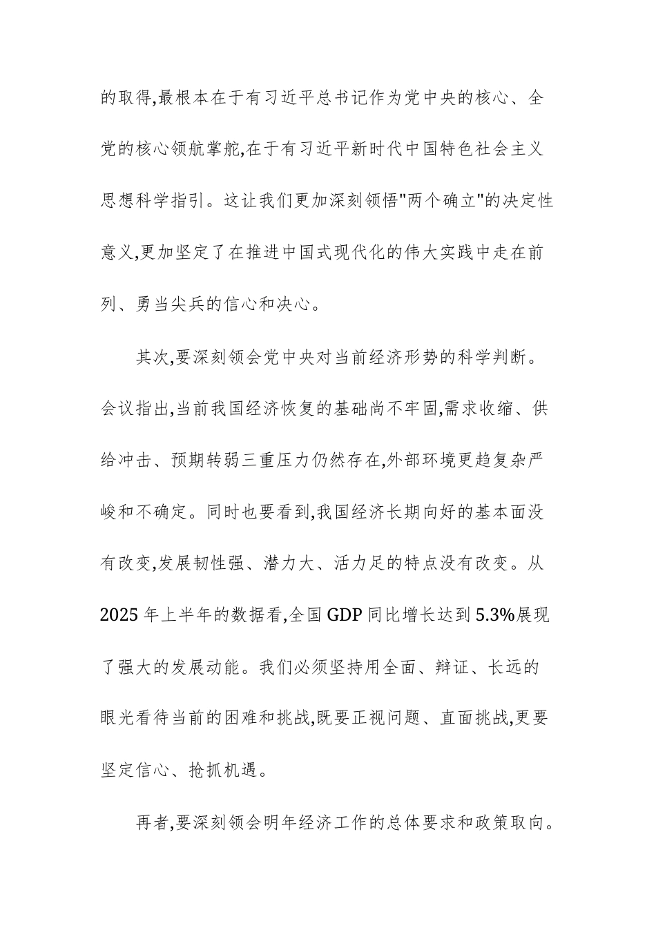 在传达学习2025年中央经济工作会议精神大会上的总结讲话范文.docx_第3页