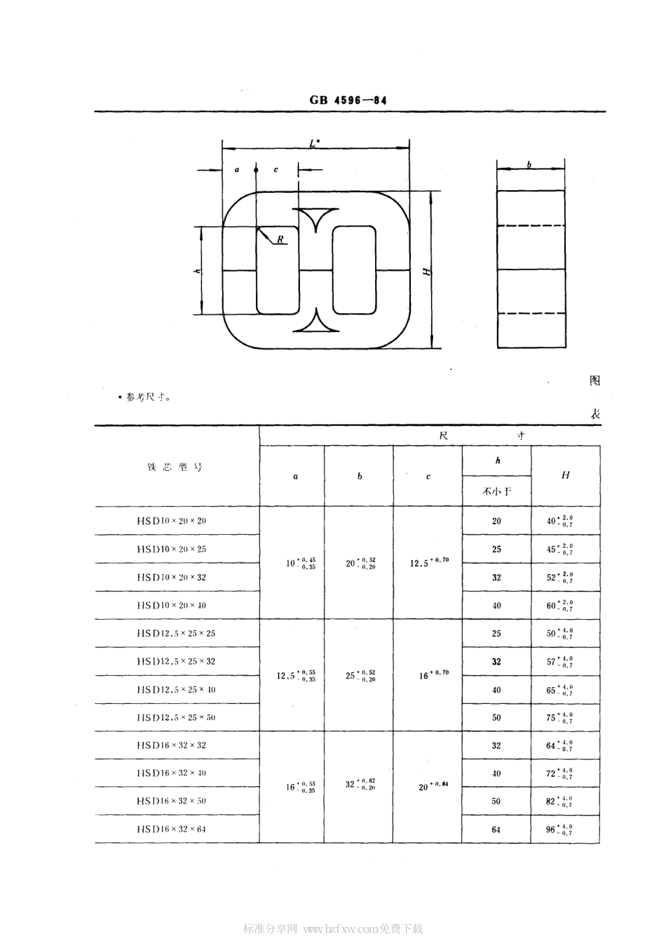 GBT 4596-1984 电子设备用三相变压器形铁心.pdf_第2页