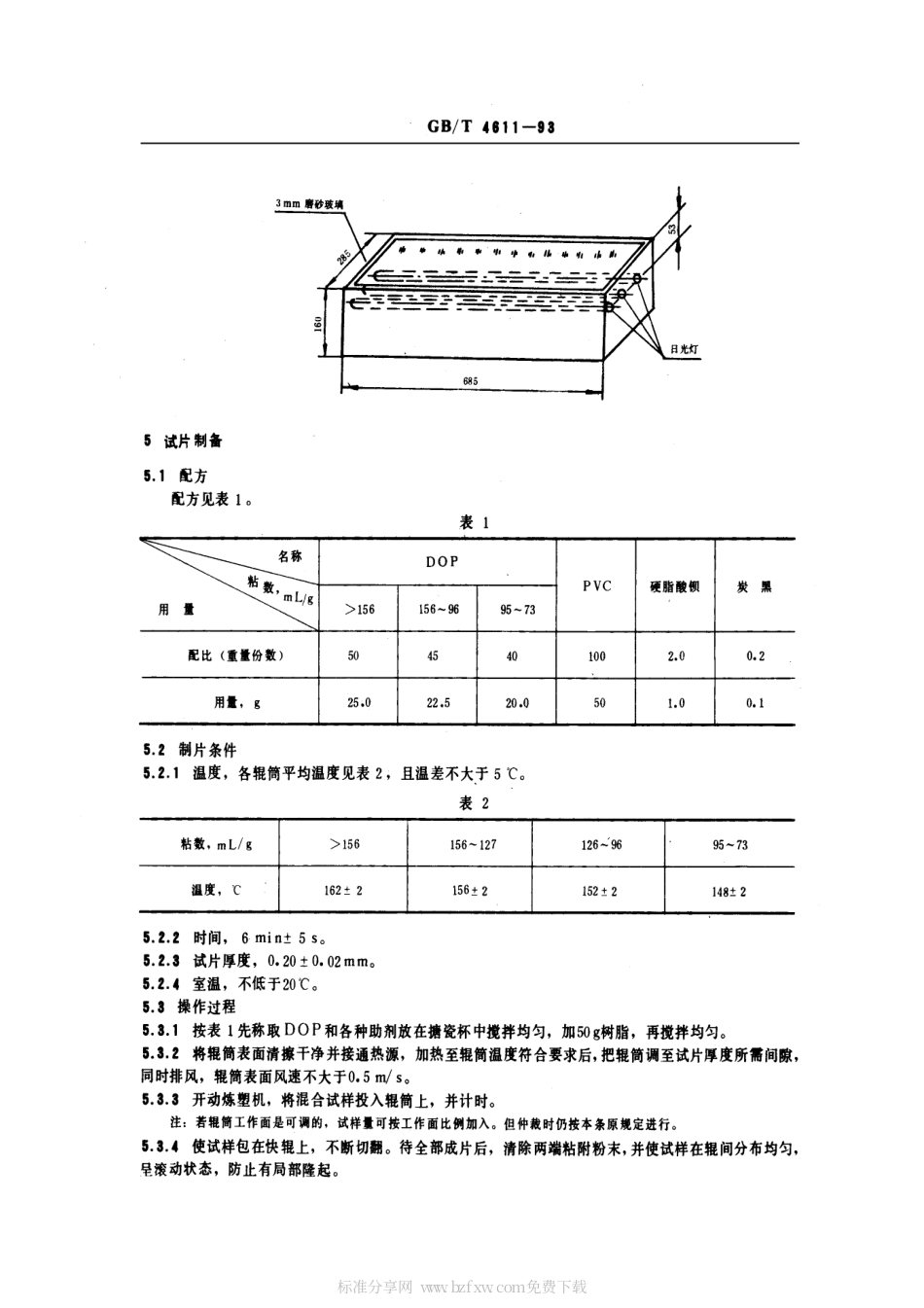 GBT 4611-1993 通用型聚氯乙烯树脂“鱼眼”测试方法.pdf_第2页