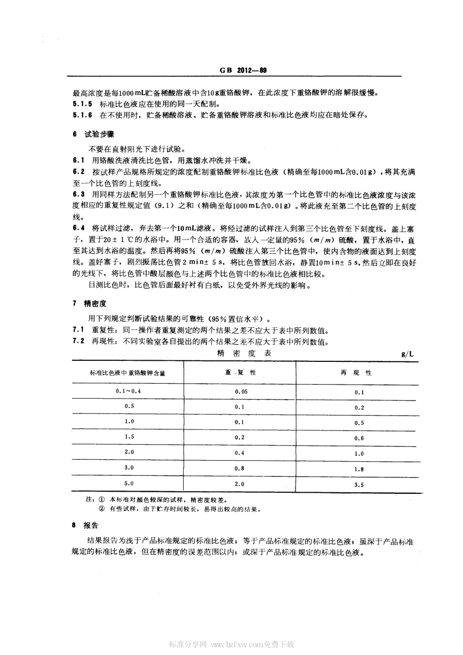 GBT 2012-1989 芳烃酸洗试验法.pdf_第2页