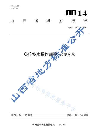 DB14_T 2733—2023灸疗技术操作规程 火龙药灸.pdf
