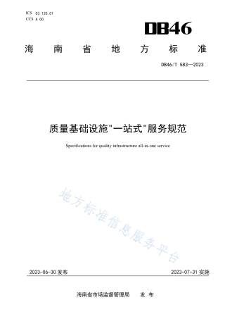 DB46_T 583-2023质量基础设施_一站式_服务规范.pdf