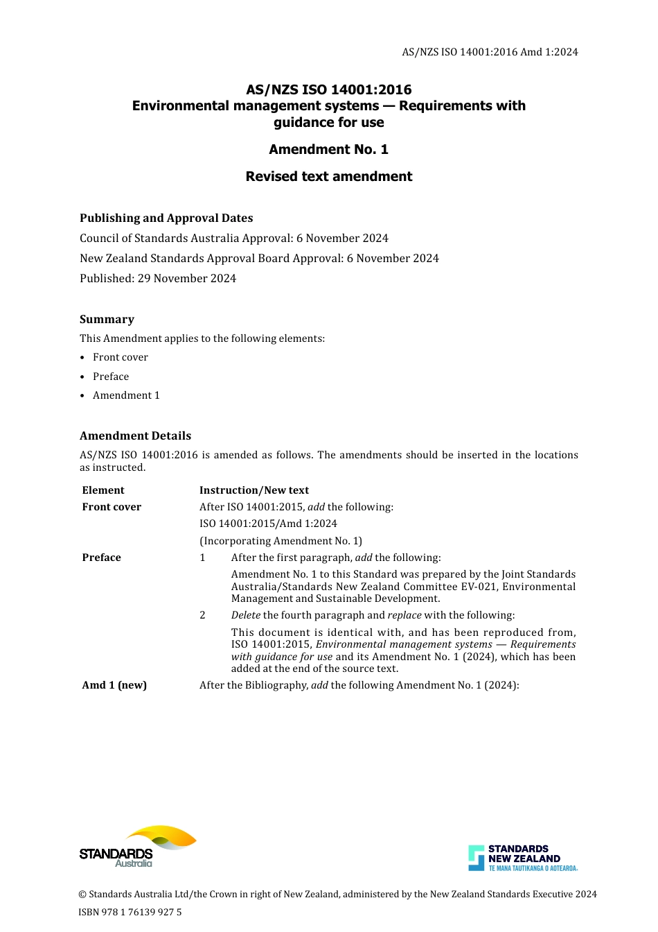 AS NZS ISO 14001-2016 amd1-2024.pdf_第1页