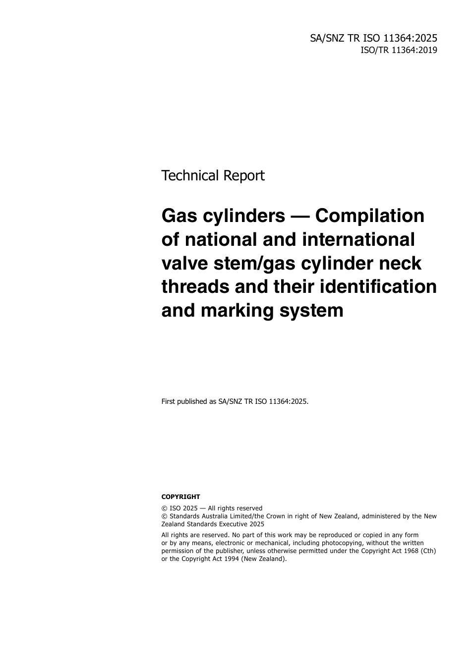 SA SNZ TR ISO 11364-2025.pdf_第3页