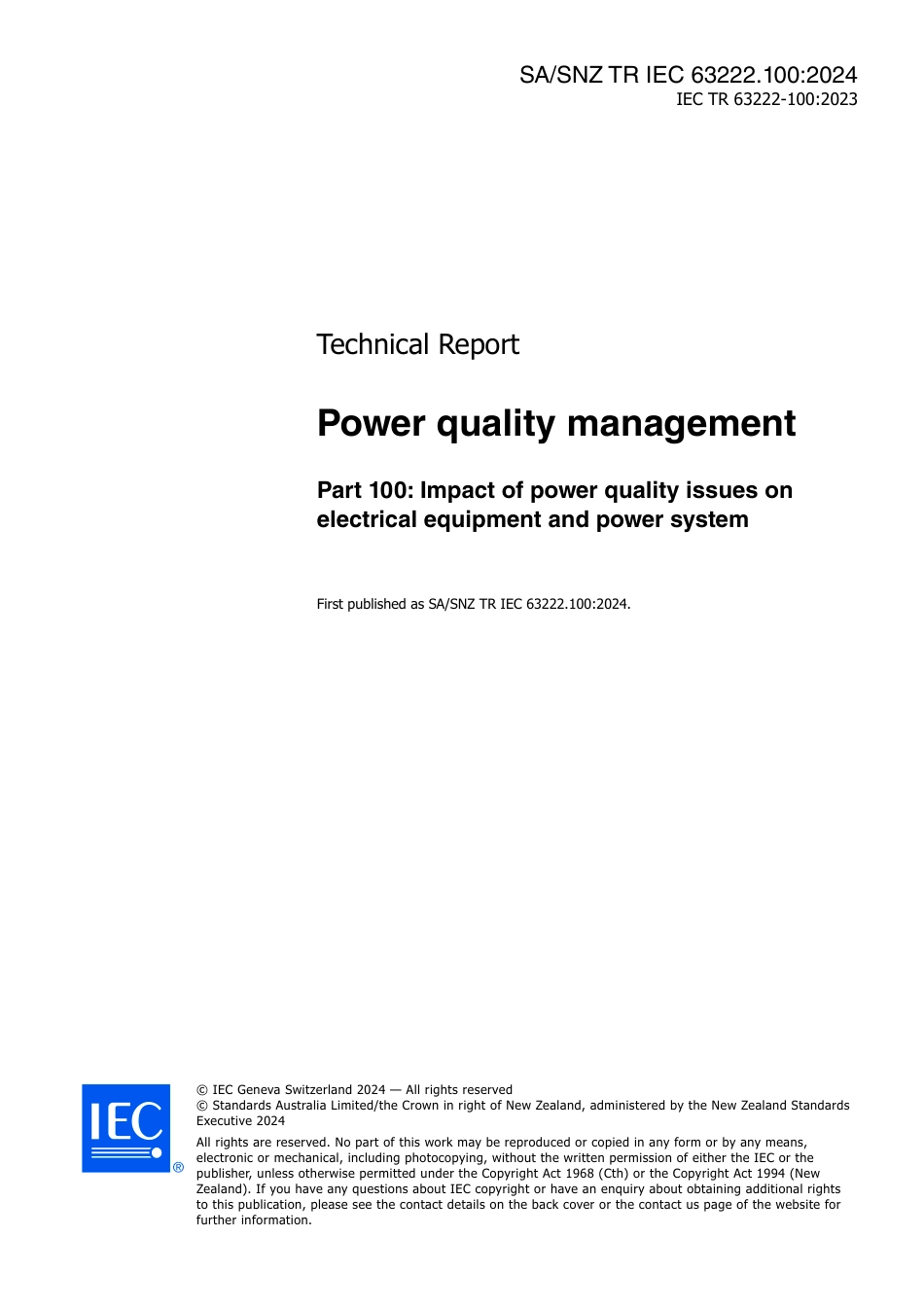 SA SNZ TR IEC 63222.100-2024.pdf_第3页