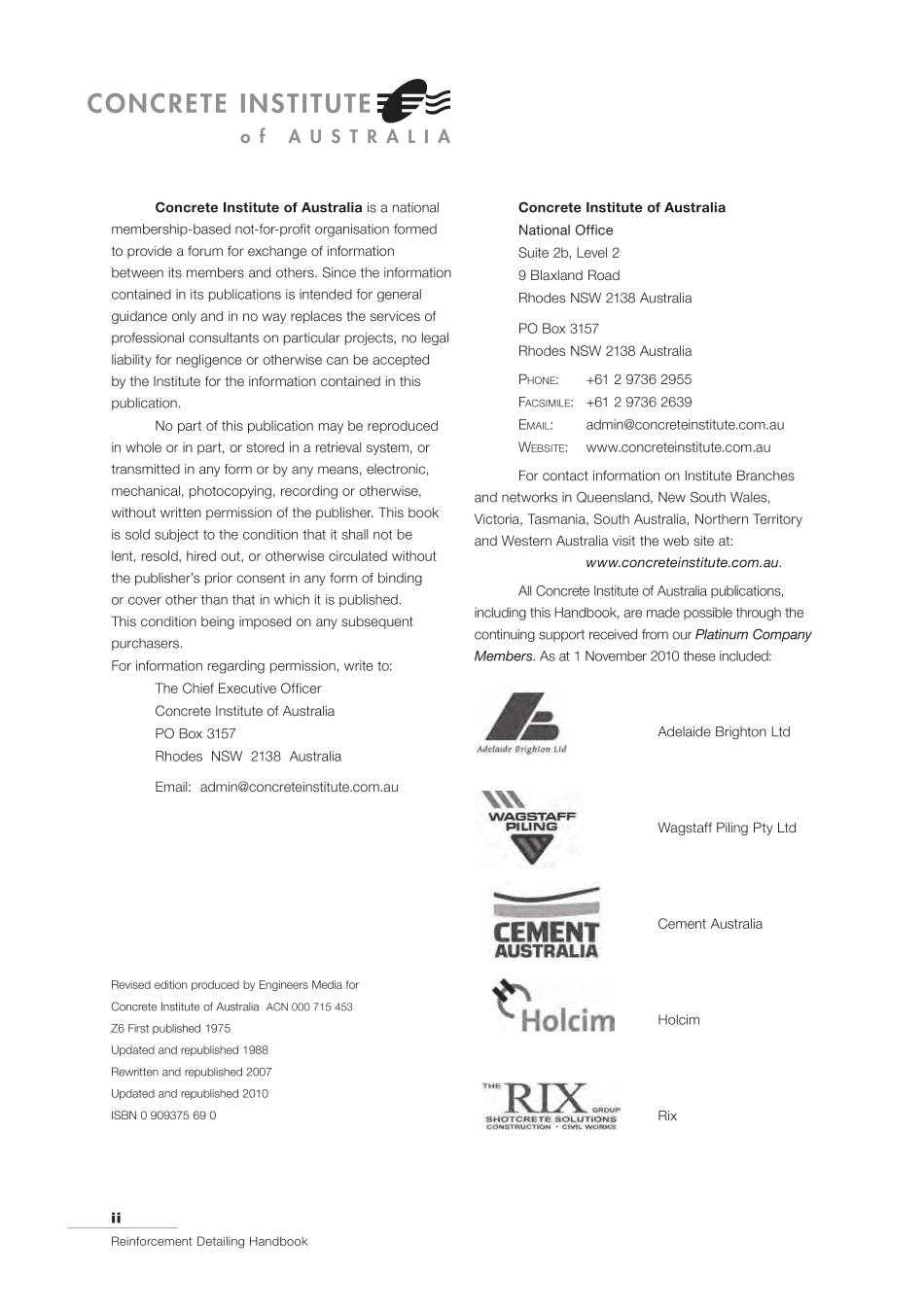 Z6 Reinforcement Detailing Handbook For Reinforced and Prestressed Concrete 2010.pdf_第3页