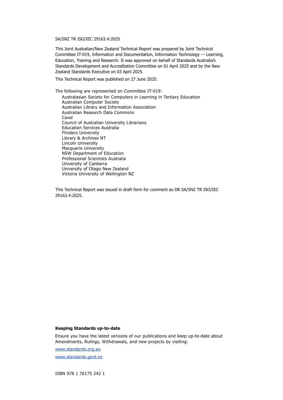 SA SNZ TR ISO IEC 29163.4-2025.pdf_第2页