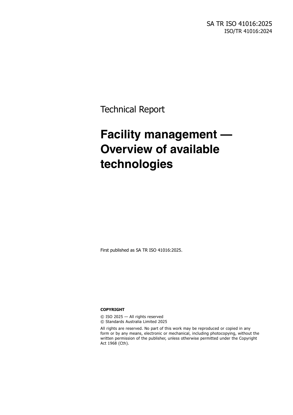 SA TR ISO 41016-2025.pdf_第3页