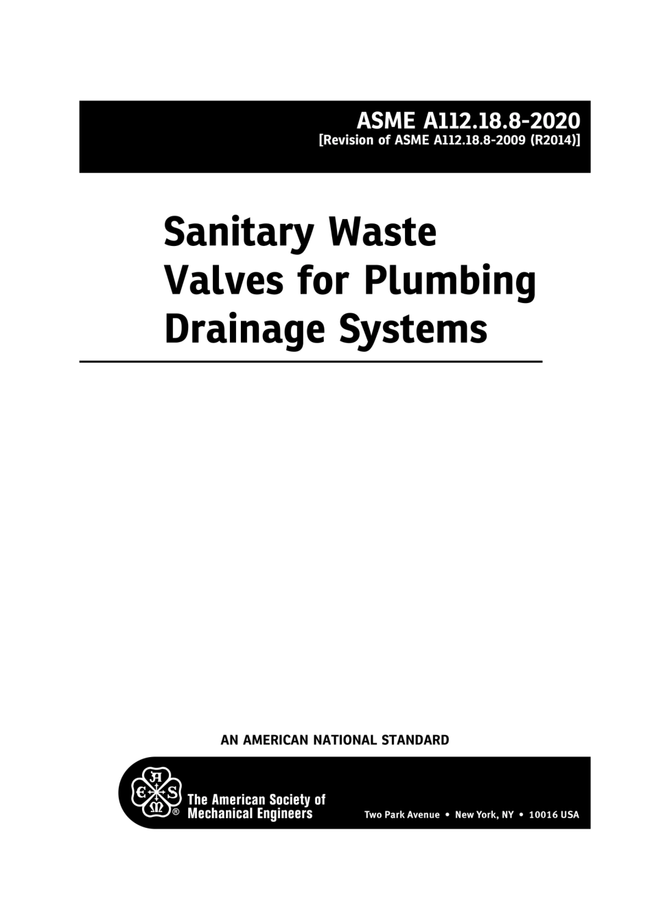 ASME A112.18.8-2020 水管下水道系统用内嵌式生活排污阀.pdf_第2页