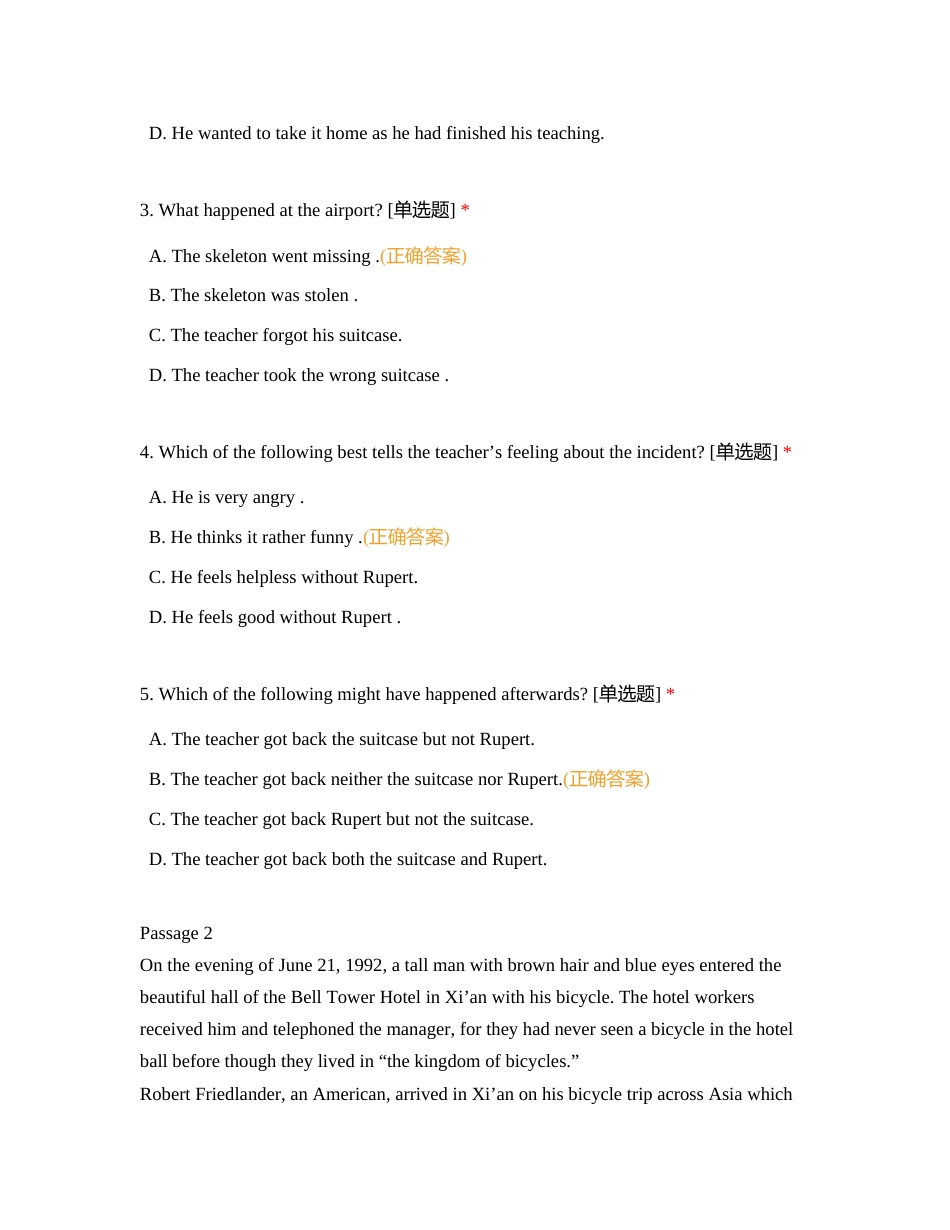 英语考试_阅读10篇附有答案.docx_第2页