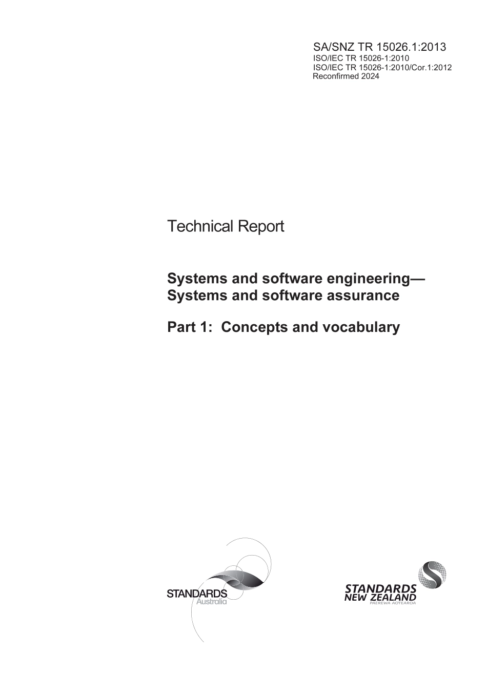 SA SNZ TR 15026.1-2013 (2024).pdf_第1页