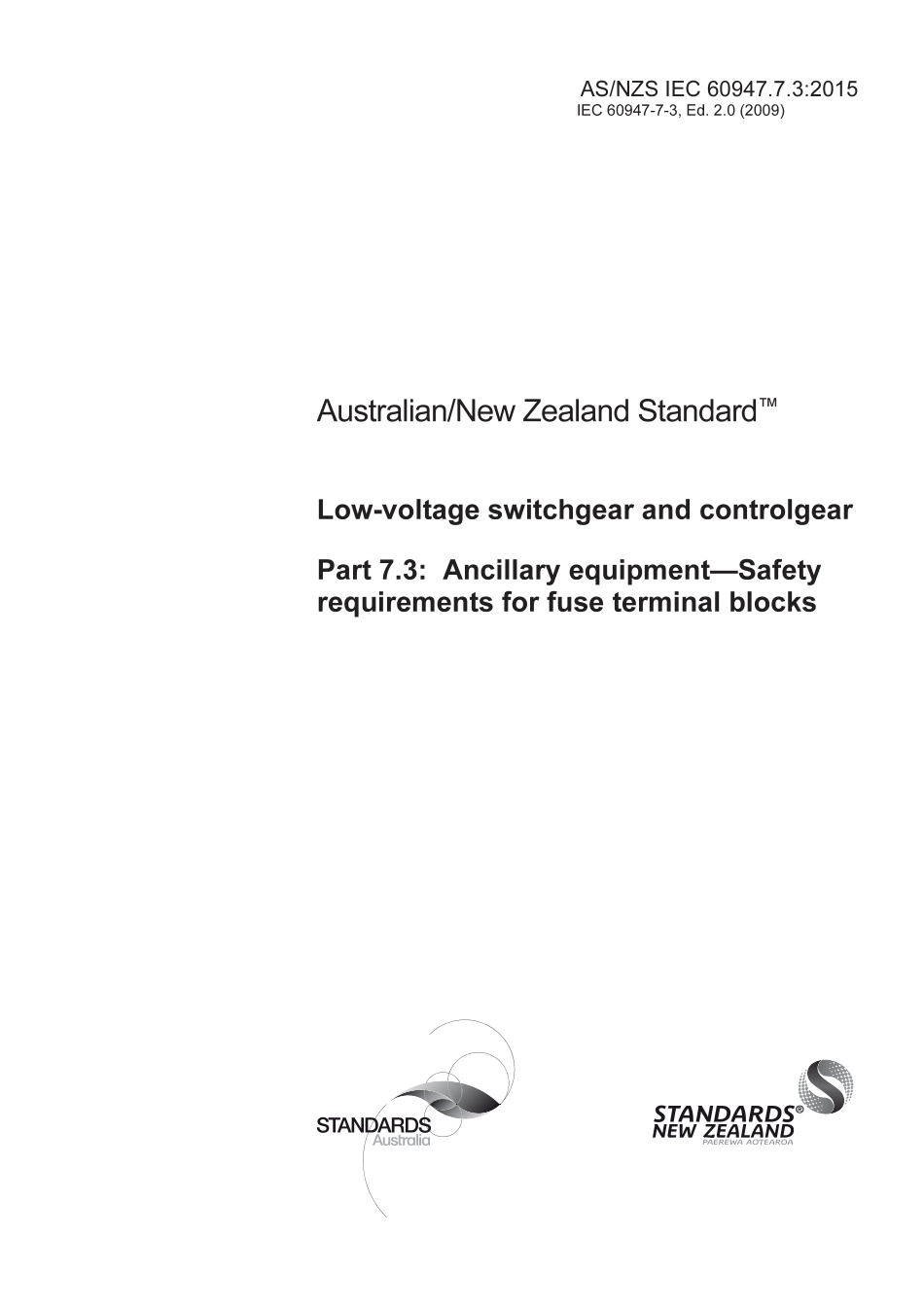 AS NZS IEC 60947.7.3-2015.pdf_第1页