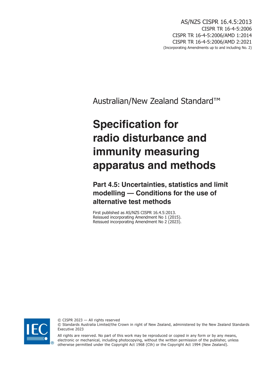 AS NZS CISPR 16.4.5-2013 (2024).pdf_第3页