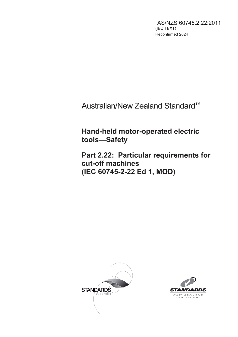 AS NZS 60745.2.22-2011 (2024).pdf_第1页