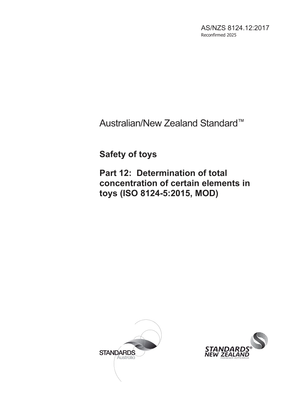 AS NZS 8124.12-2017 (2025).pdf_第1页
