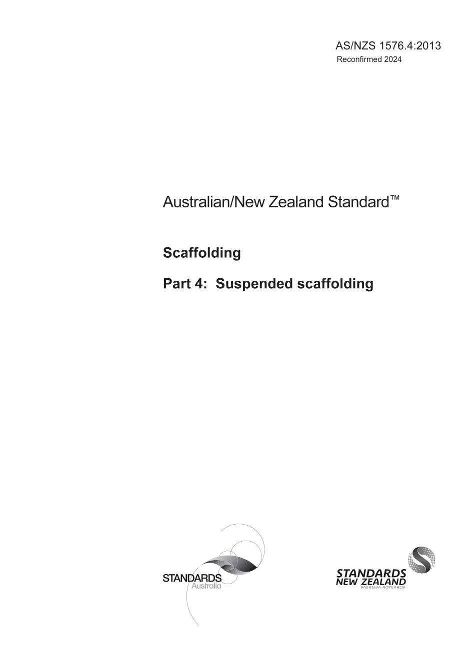 AS NZS 1576.4-2013 (2024).pdf_第1页
