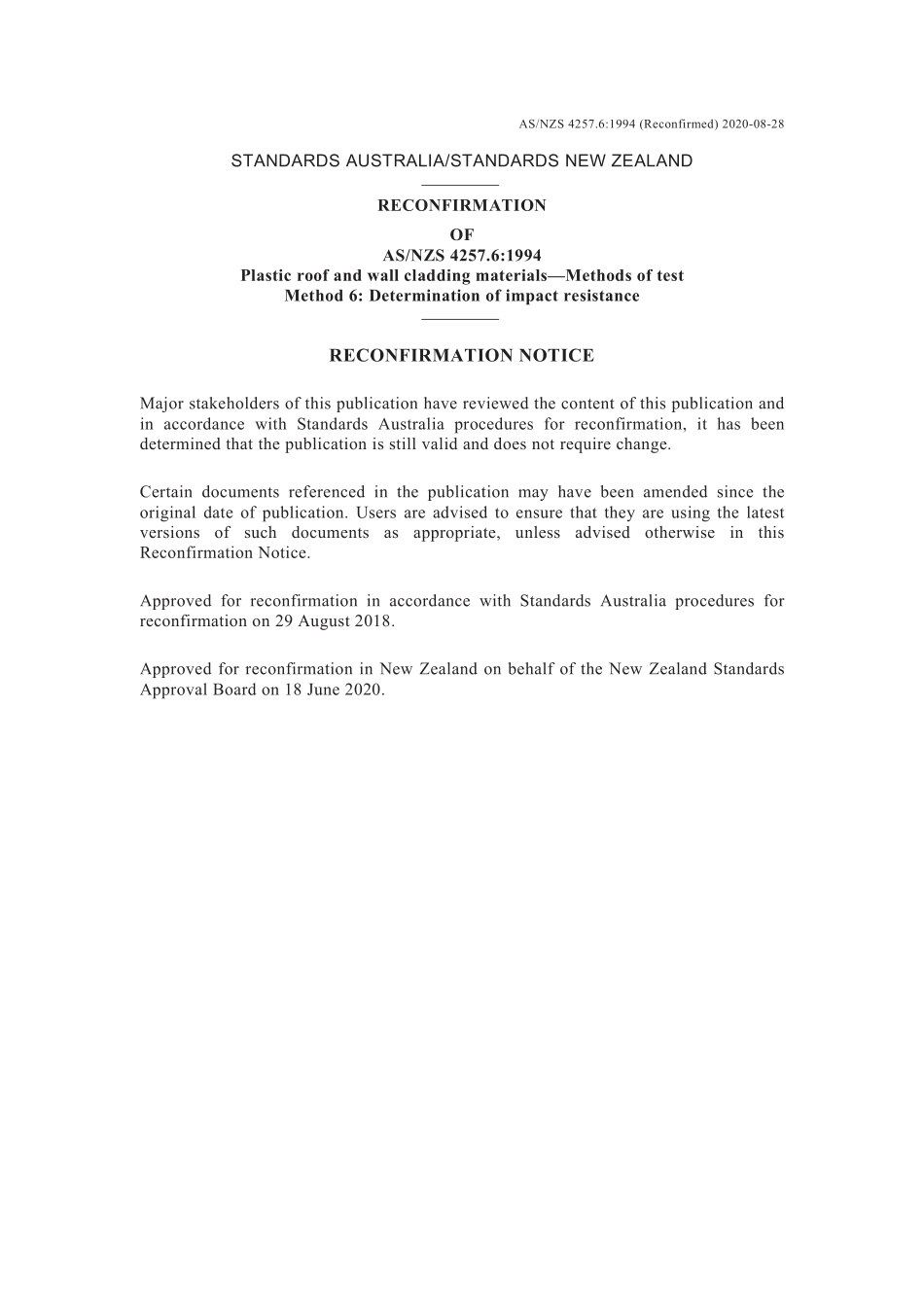 AS NZS 4257.6-1994 (2020).pdf_第1页