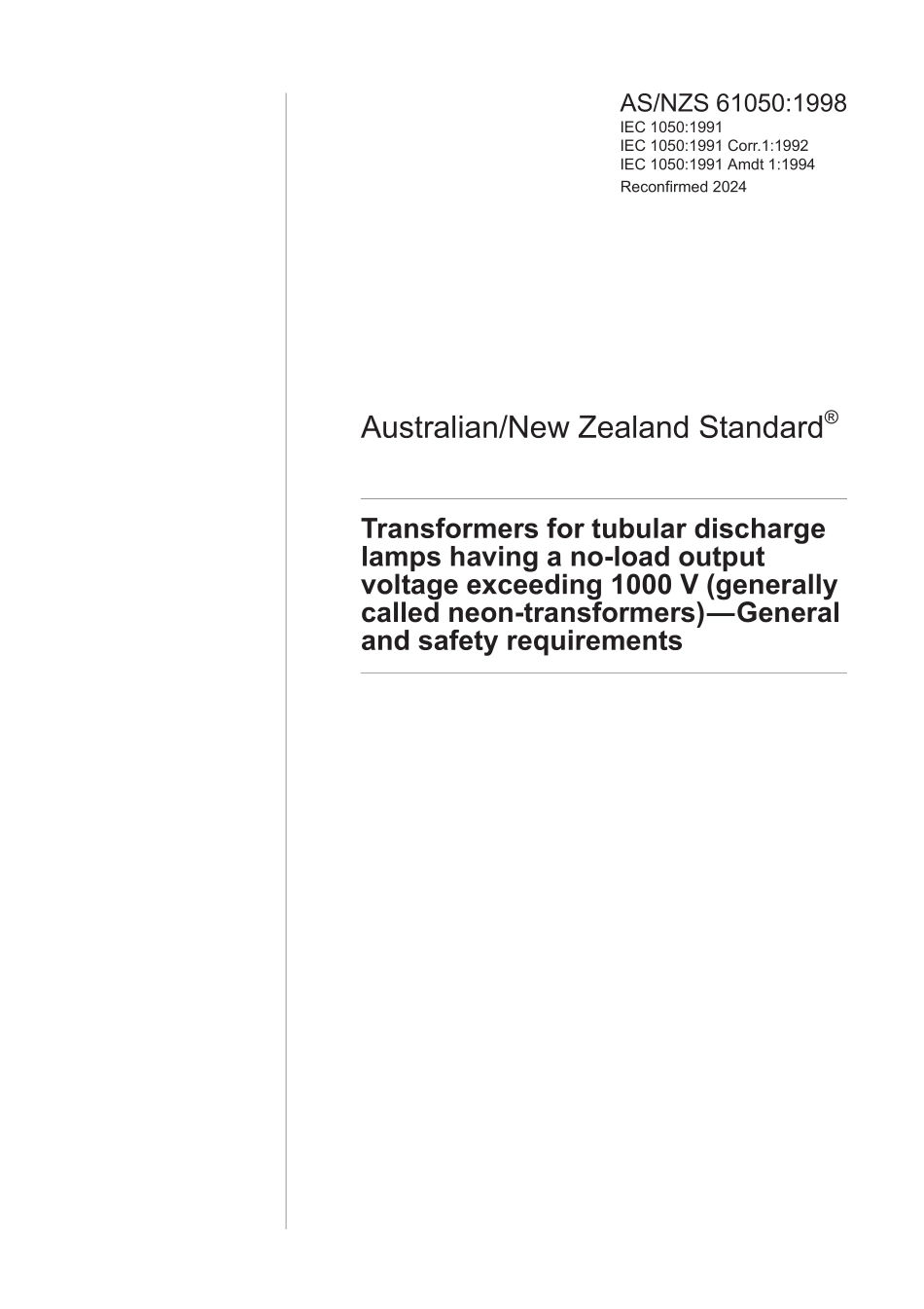 AS NZS 61050-1998 (2024).pdf_第1页