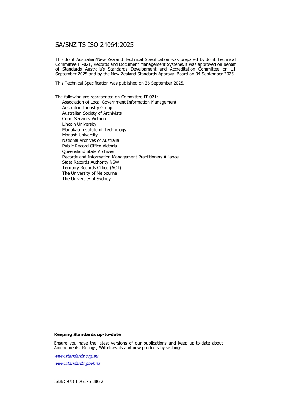 SA SNZ TS ISO 24064-2025.pdf_第2页