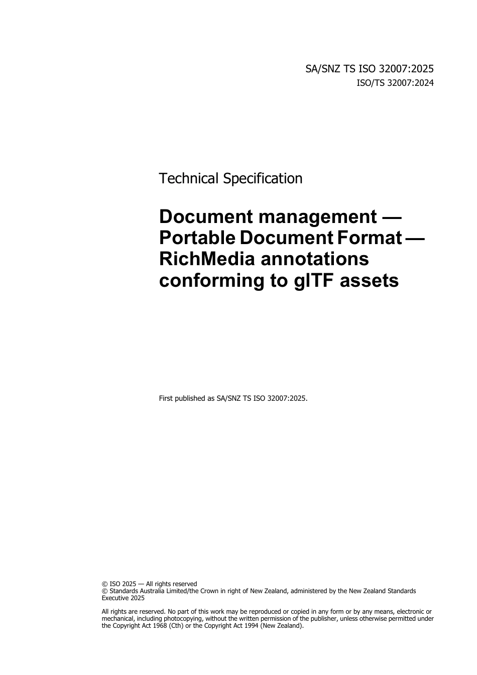 SA SNZ TS ISO 32007-2025.pdf_第3页