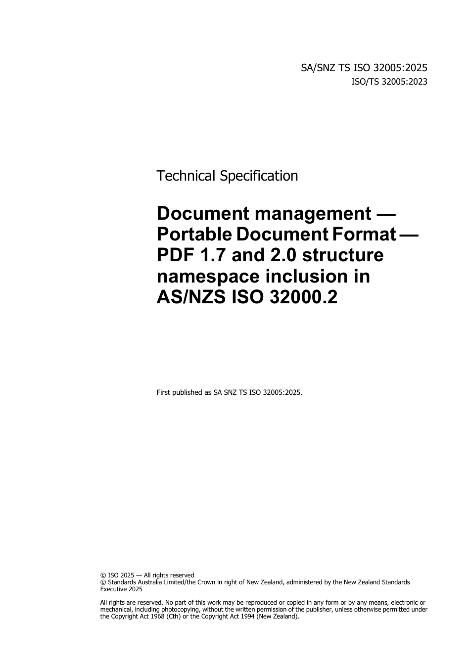 SA SNZ TS ISO 32005-2025.pdf_第3页