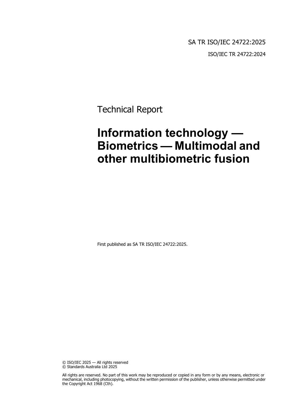 SA TR ISO IEC 24722-2025.pdf_第3页