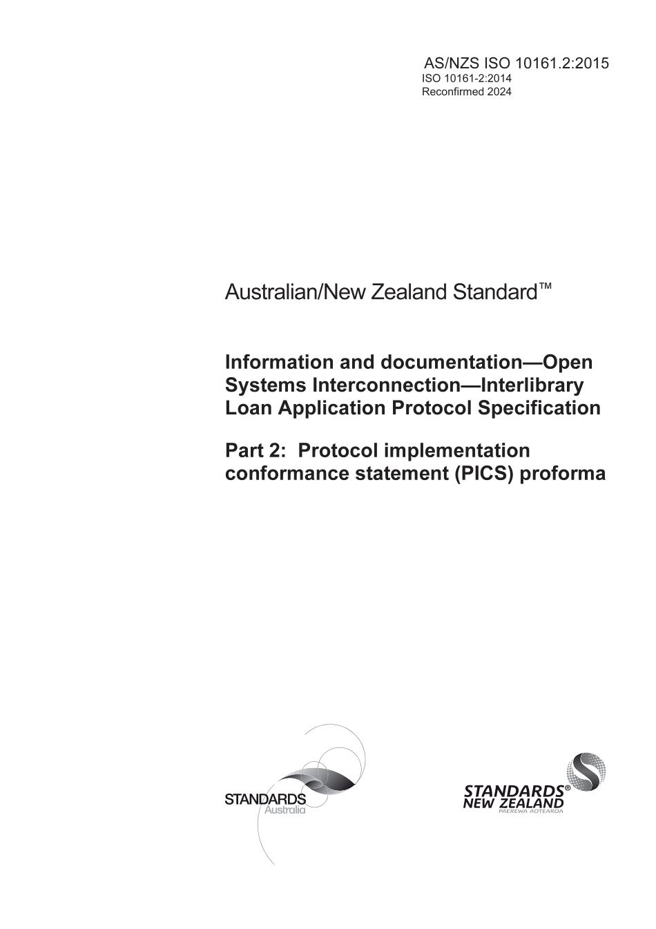 AS NZS ISO 10161.2-2015 (2024).pdf_第1页