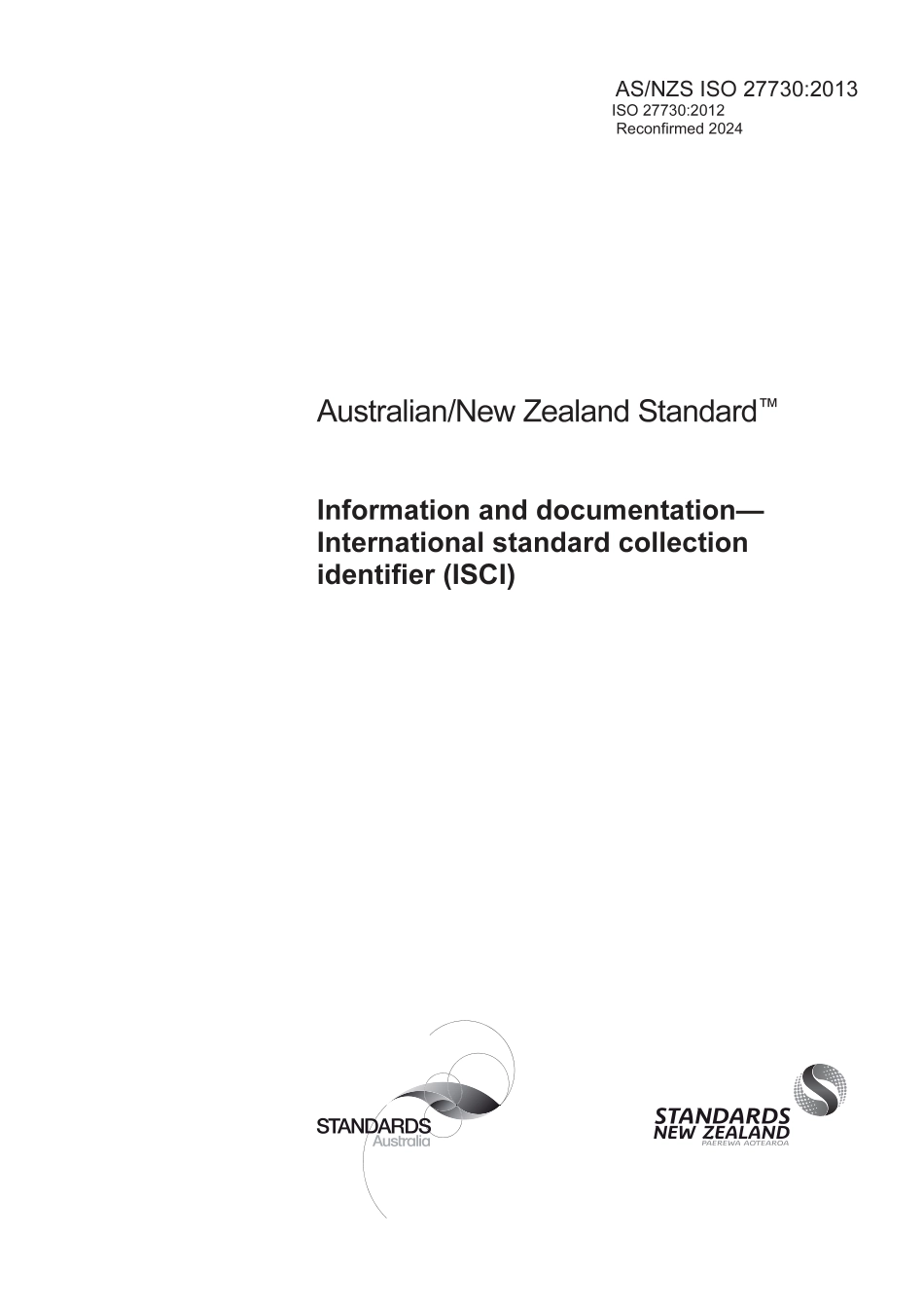 AS NZS ISO 27730-2013 (2024).pdf_第1页