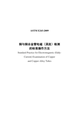 ASTM E243-2009中文版.pdf