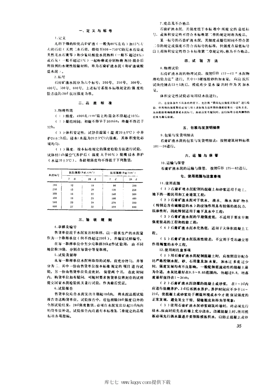 建标 31-1961 石膏矿渣水泥.pdf_第2页