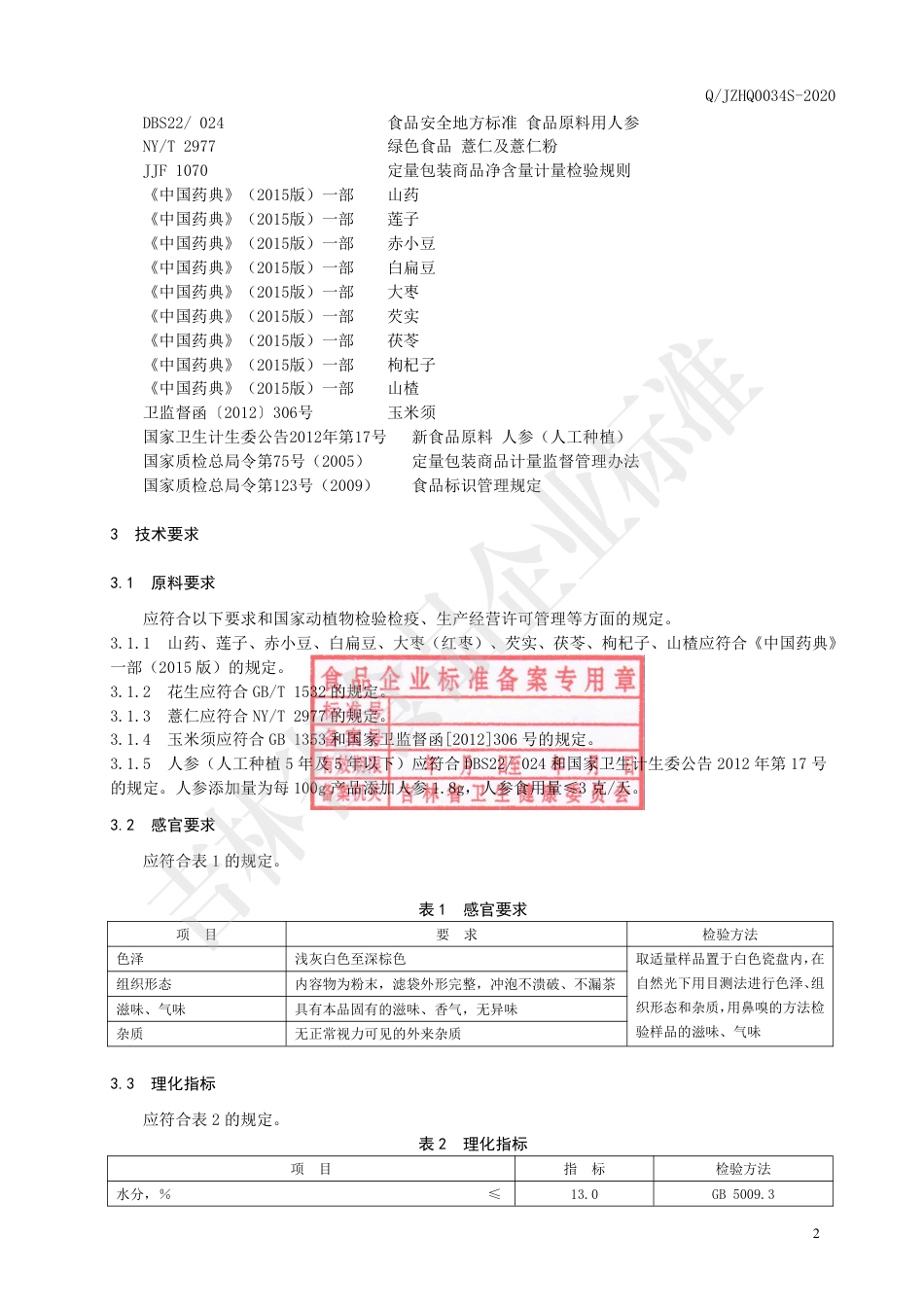 QJZHQ 0034 S-2020 山药花生代用茶.pdf_第3页