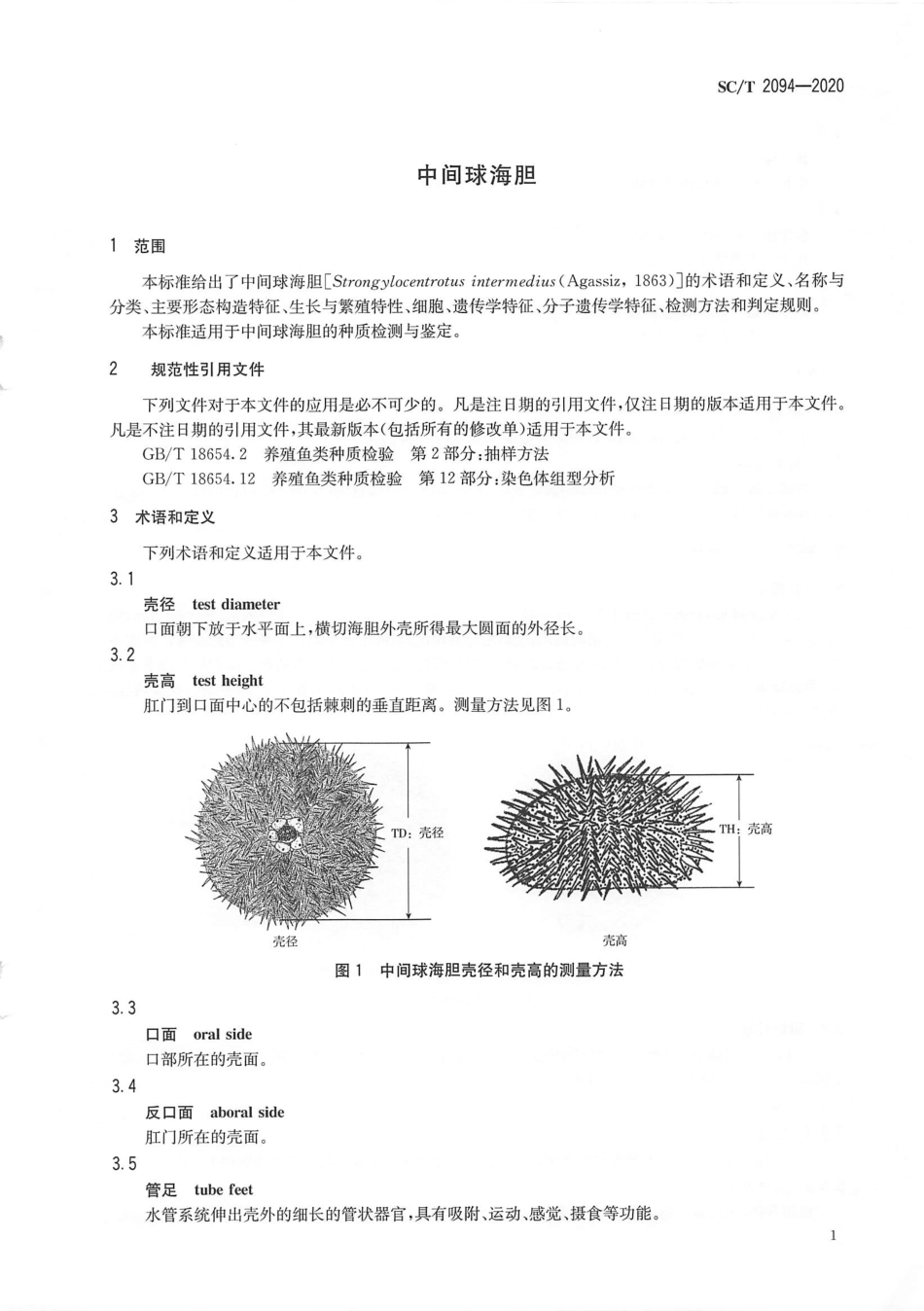SC∕T 2094-2020 中间球海胆.pdf_第3页