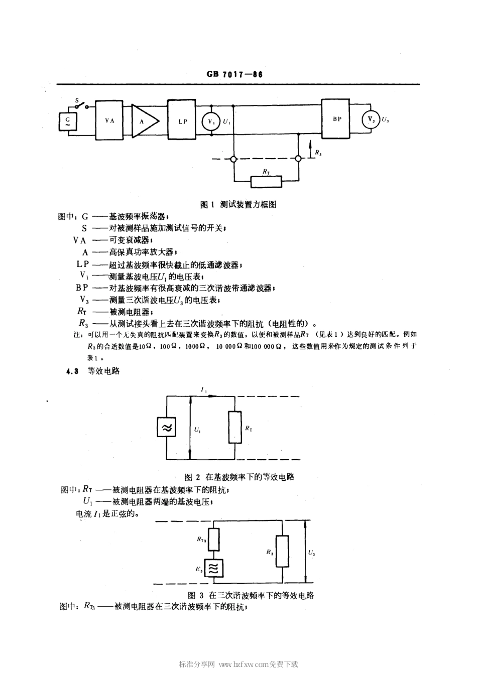 GBT 7017-1986 电阻器非线性测量方法.pdf_第2页