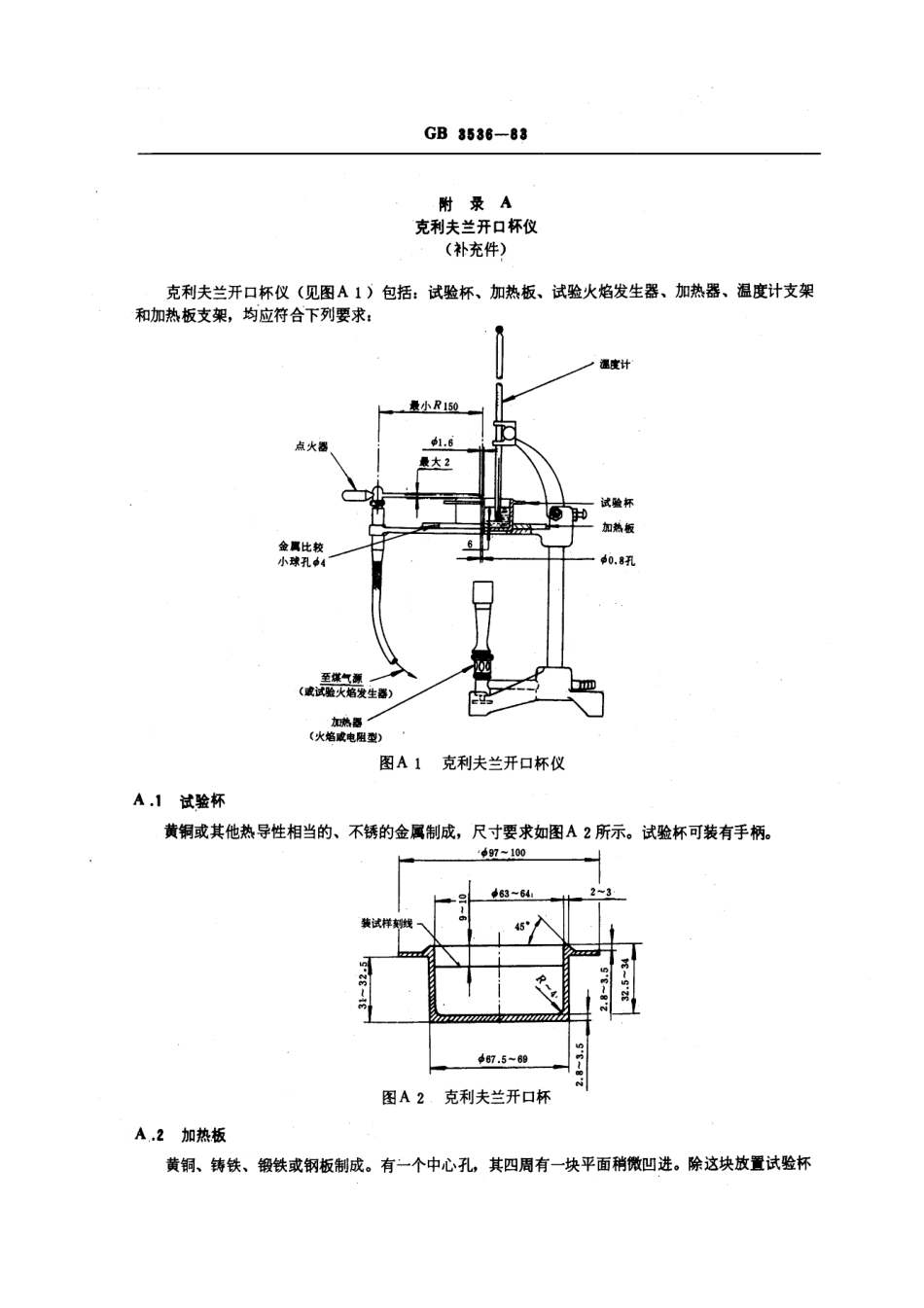 GBT 3536-1983 石油产品闪点和燃点测定法 (克利夫兰开口杯法).pdf_第3页