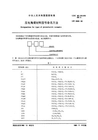 GBT 3388-1982 压电陶瓷材料型号命名方法.pdf