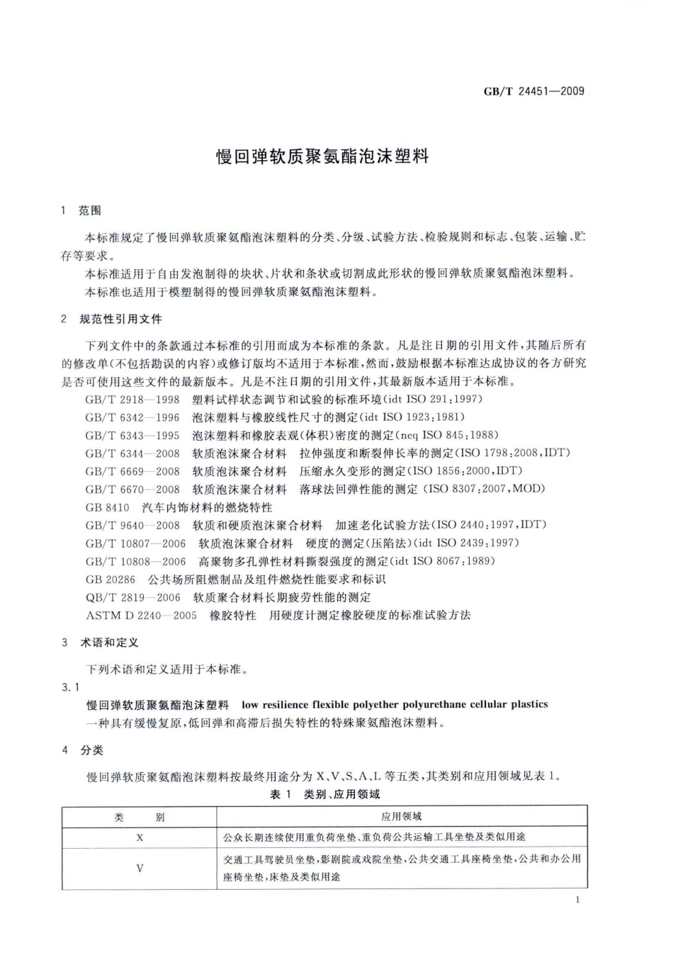 GBT 24451-2009 慢回弹软质聚氨酯泡沫塑料标准分享网（www.bzfxw.com）.pdf_第3页