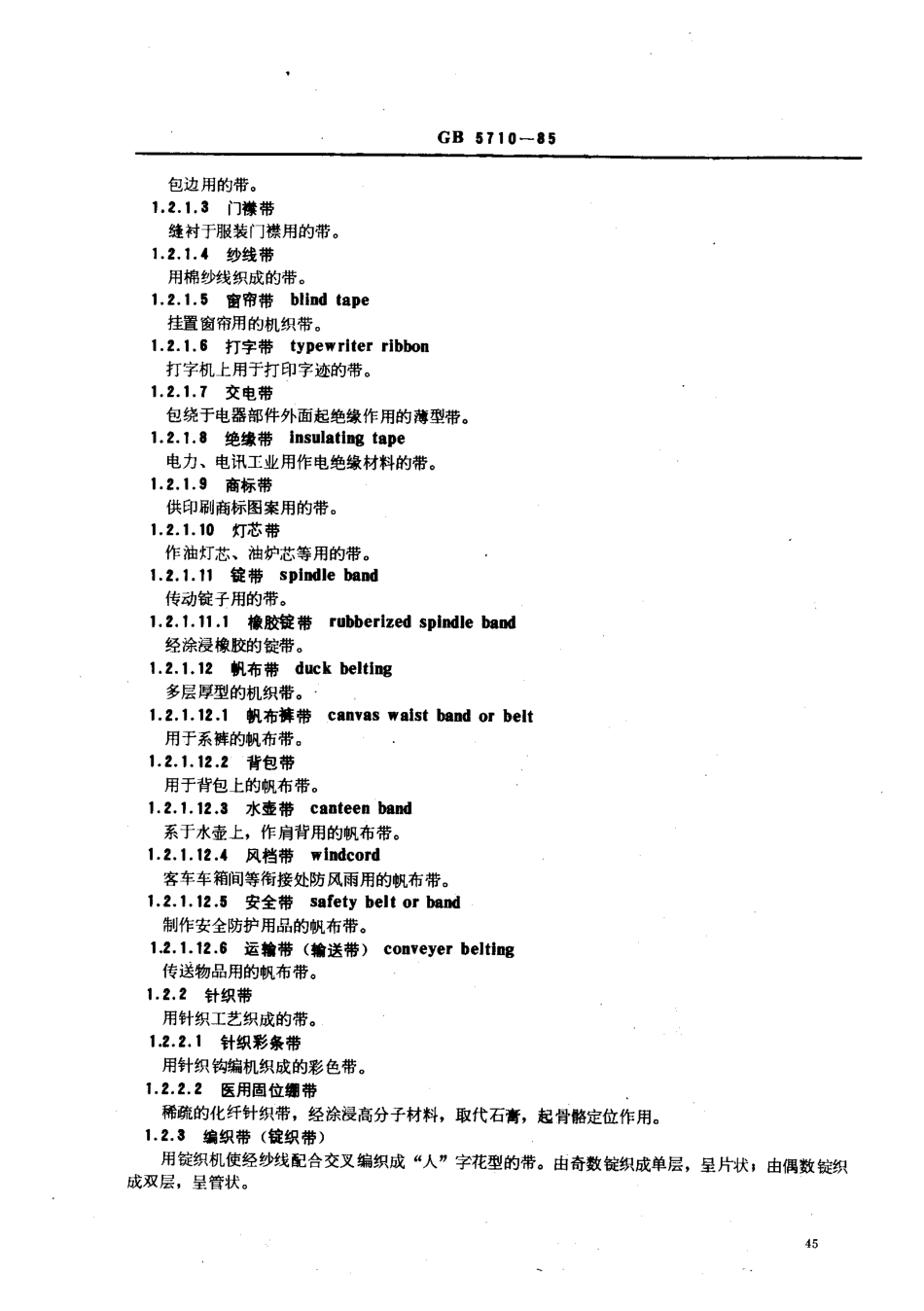 GB 5710-1985 纺织名词术语 (纺织复制品部分).pdf_第3页