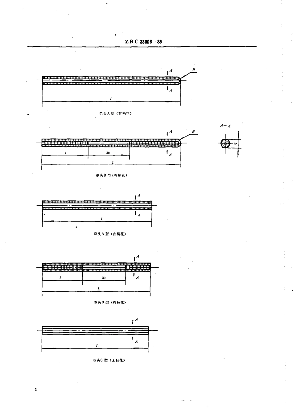 【医药行业标准】YYT 91066-1999 小八角柄尺寸和技术要求.pdf_第3页