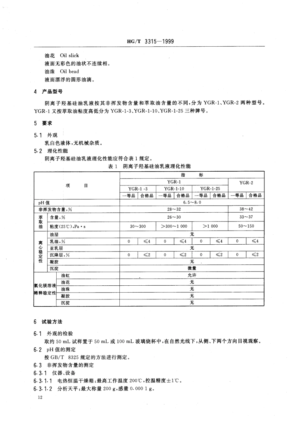 HGT 3315-1999 阴离子羟基硅油乳液.pdf_第3页