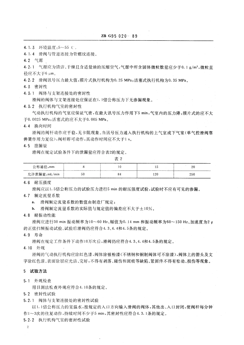 【化工行业标准】HGT 3235-1989 橡胶机械用气动二位四通滑阀.pdf_第2页