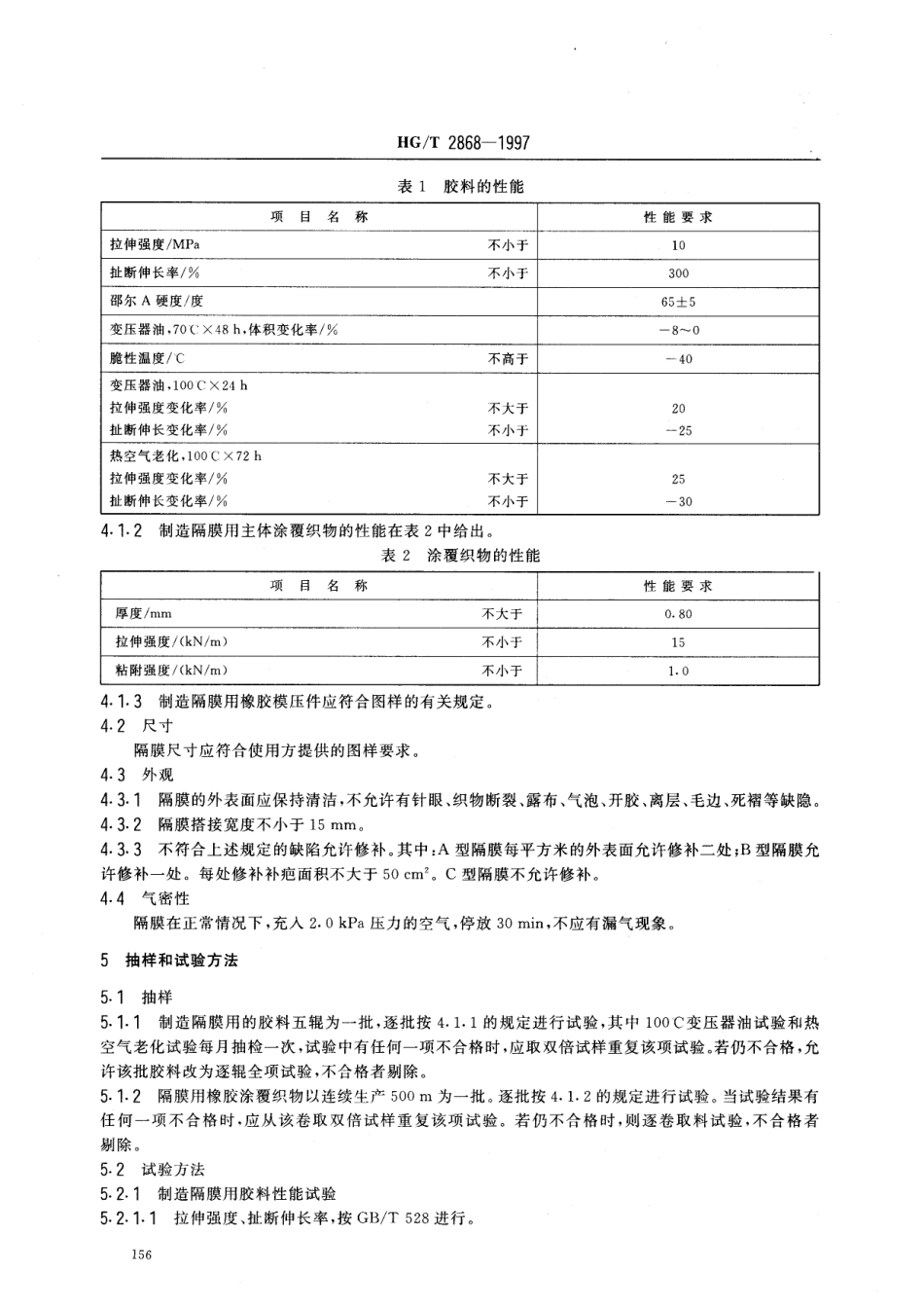 HGT 2868-1997 变压器用橡胶隔膜.pdf_第3页