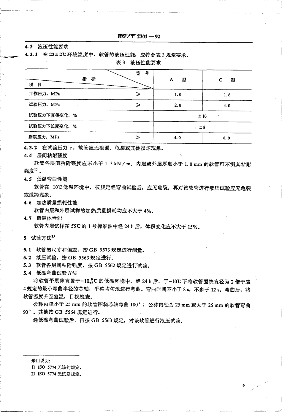 HGT 2301-1992 压缩空气用织物增强热塑性塑料软管.pdf_第3页