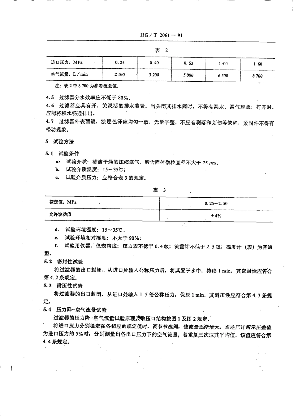 HGT 2061-1991 橡胶机械用空气过滤器.pdf_第3页