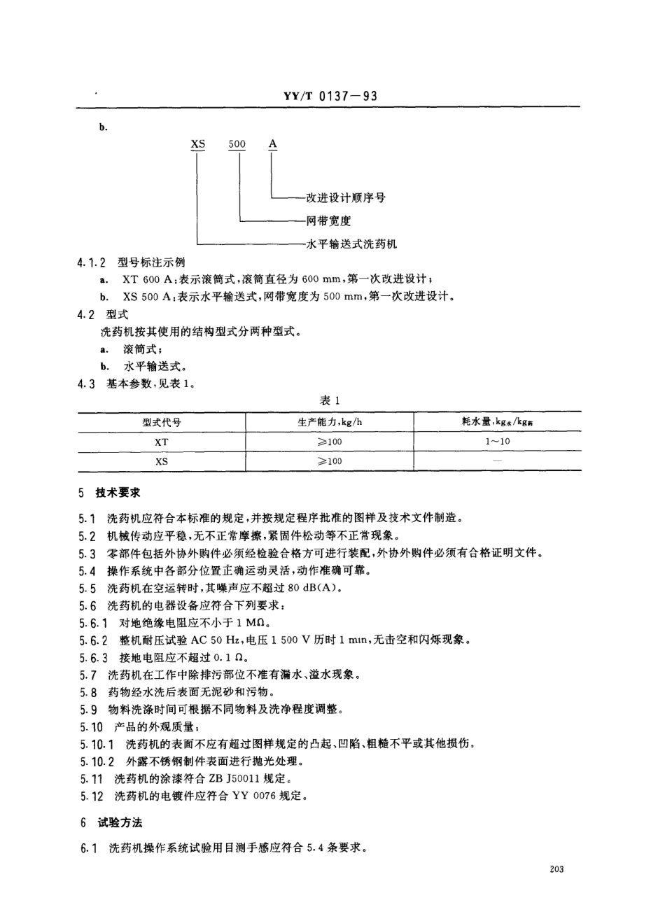 YYT 0137-1993 洗药机.pdf_第2页