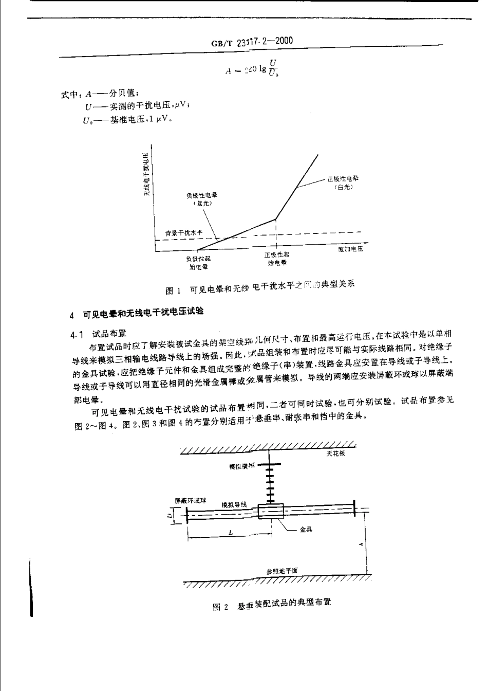 GBT 2317.2-2000 电力金具 电晕和无线电干扰试验.pdf_第2页