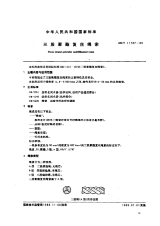 GB 11787-1989 三股聚酯复丝绳索.pdf